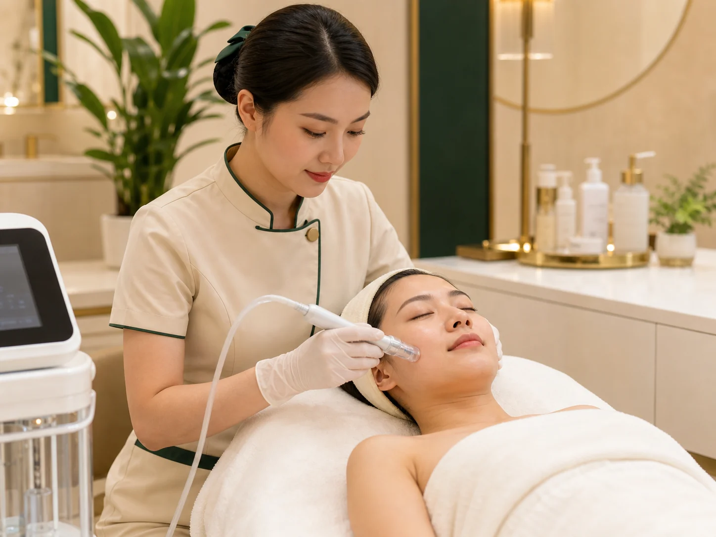 Liệu trình Aqua Plasma chăm sóc da tại Doris Beauty Spa